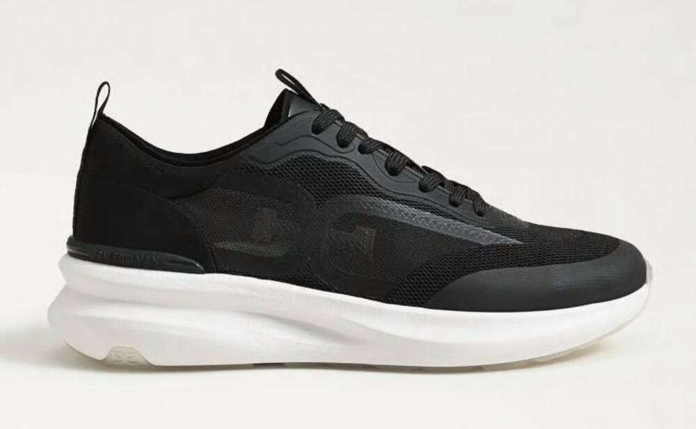 Sam Edelman Mesh Sarita Sneakers Shoes Black White 7.5